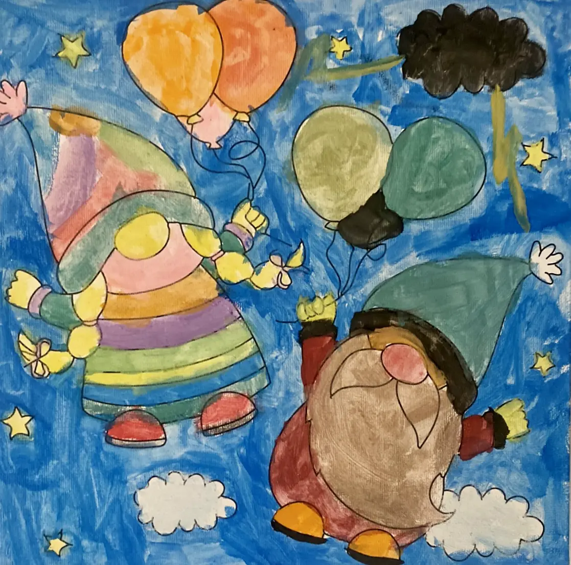 Illustrated Curated Tales artwork — kids and stories
